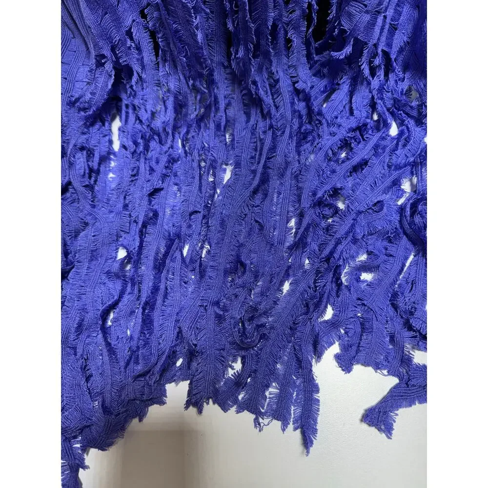 Patti LaBelle Women’s Silk Blend Spring Easter Knit Cape Lavender New One Size